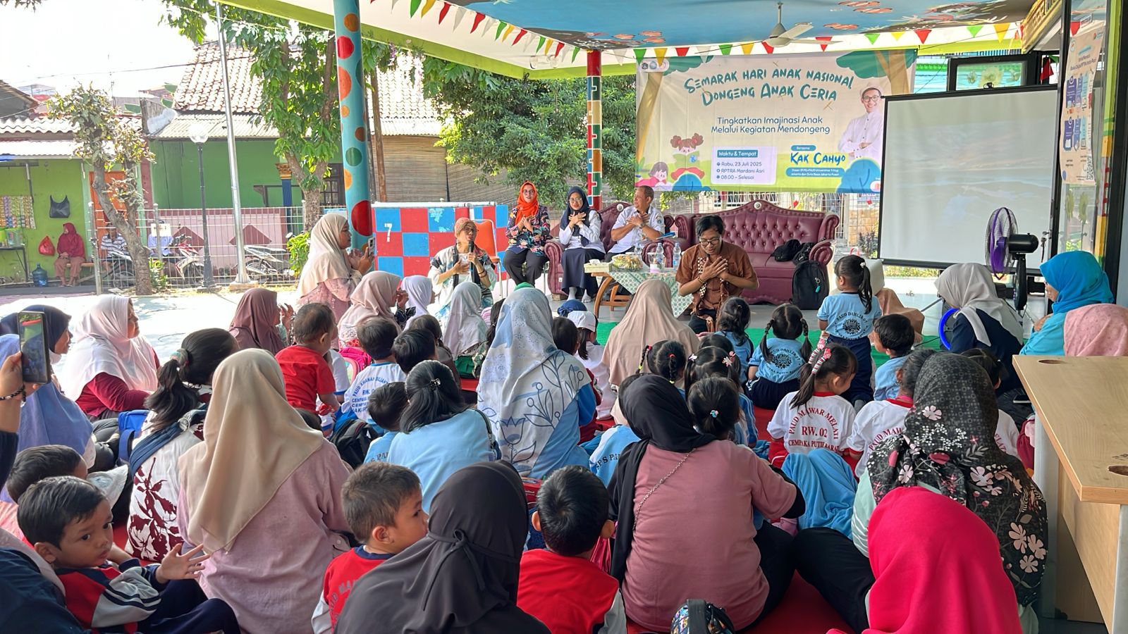 Pemberdayaan Duta Baca Jakarta Pusat Di RPTRA Mardani Asri